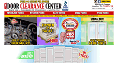 Desktop Screenshot of doorclearancecenter.com